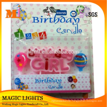 Decorative Fancy Birthday Cake Letter Candles for Girls and Boys